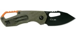 MKM Isonzo FX03-3PGO Clip Point OD Green FRN, Black Blade Couteau De Poche, Jesper Voxnaes Design -Vic Boutique MMK FX03 3PGO 02 mkm knives