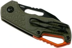 MKM Isonzo FX03-3PGO Clip Point OD Green FRN, Black Blade Couteau De Poche, Jesper Voxnaes Design -Vic Boutique MMK FX03 3PGO 04 mkm knives