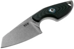 MKM Mikro 2 Wharncliffe, Stonewashed Black G10 Couteau De Cou, Jesper Voxnaes Design -Vic Boutique MMK MR02 GBK 03 mkm knives