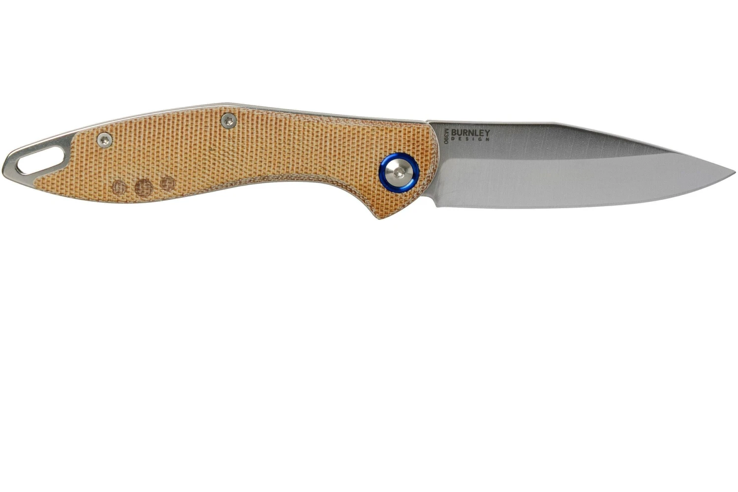 MKM Fara MY01-NC Natural Micarta Couteau De Poche, Lucas Burnley Design 4 MKM Fara MY01-NC Natural Micarta Couteau De Poche, Lucas Burnley Design – Image 2