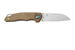 MKM Root RT-NC Satin Natural Canvas Micarta, Couteau De Poche, Jens Anso Design -Vic Boutique MMK RT NC 02 mkm