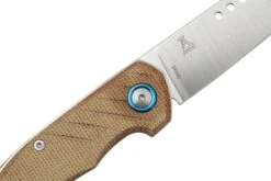 MKM Root RT-NC Satin Natural Canvas Micarta, Couteau De Poche, Jens Anso Design -Vic Boutique MMK RT NC 05 mkm