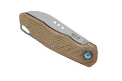 MKM Root RT-NC Satin Natural Canvas Micarta, Couteau De Poche, Jens Anso Design -Vic Boutique MMK RT NC 06 mkm