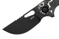 MKM Vincent VCV-CWD Black PVD VANAX, White Storm Carbon Fiber, Black Aluminum, Couteau De Poche, Jesper Voxnaes Design -Vic Boutique MMK VCV CWD 03 mkm
