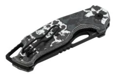 MKM Vincent VCV-CWD Black PVD VANAX, White Storm Carbon Fiber, Black Aluminum, Couteau De Poche, Jesper Voxnaes Design -Vic Boutique MMK VCV CWD 07 mkm