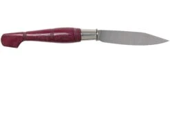 Nontron No. 25 Turning Ferrule, Amarante, Clog Shape NN25AMA Couteau De Poche -Vic Boutique NN25AMA 02 nontron