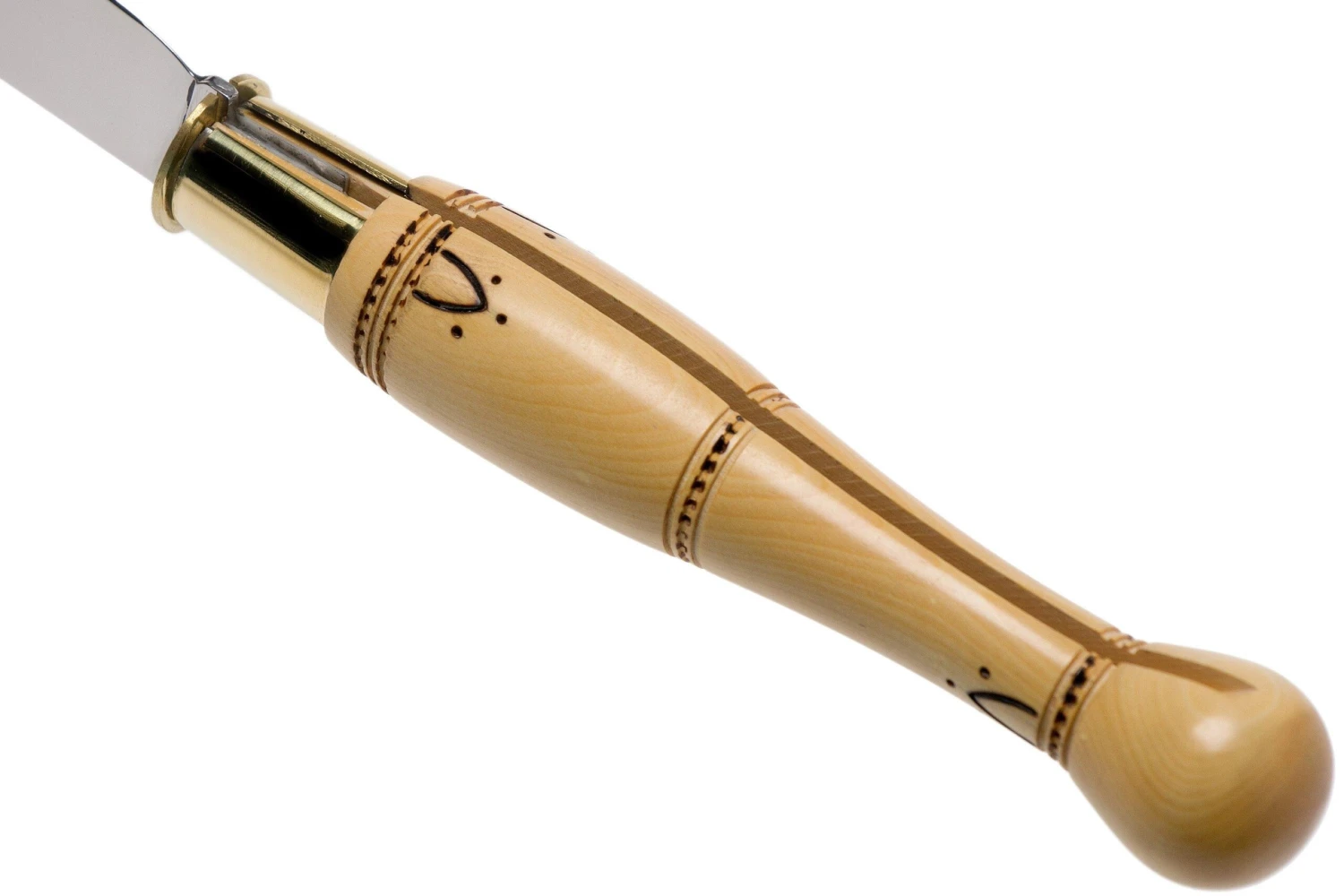 Nontron No. 30 Turning Ferrule, Boxwood, Ball Shape NN30BO Couteau De Poche 7 Nontron No. 30 Turning Ferrule, Boxwood, Ball Shape NN30BO Couteau De Poche – Image 5