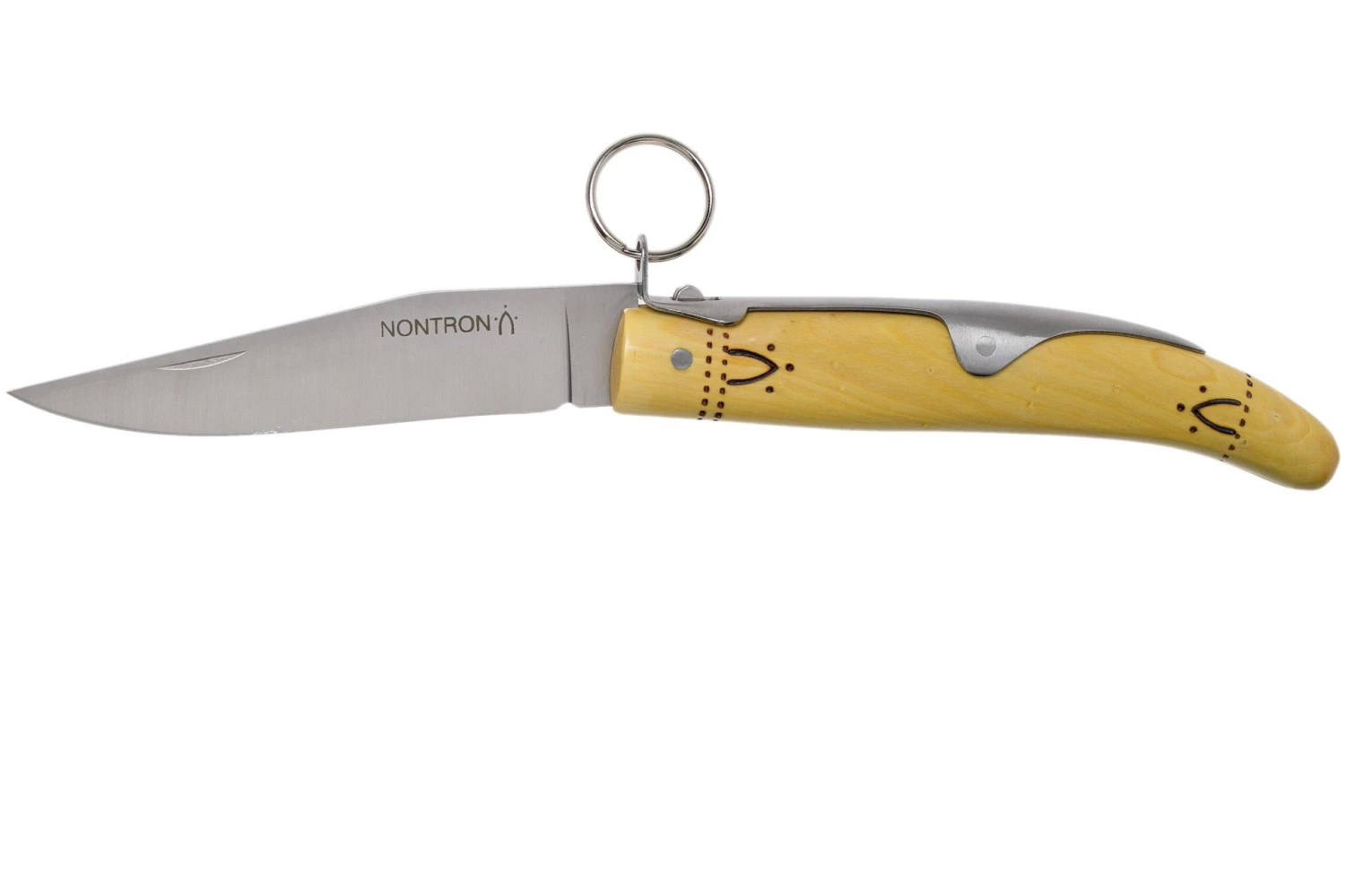 Nontron Lock Knife 1914-1918 Model, Boxwood NNCAP Couteau De Poche 3 Nontron Lock Knife 1914-1918 Model, Boxwood NNCAP Couteau De Poche