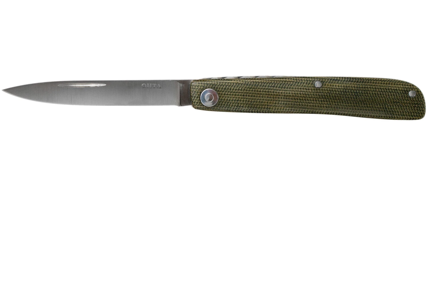 Ohta OLF SS FK Ohta Light Folder Couteau De Poche, Green Canvas Micarta 3 Ohta OLF SS FK Ohta Light Folder Couteau De Poche, Green Canvas Micarta