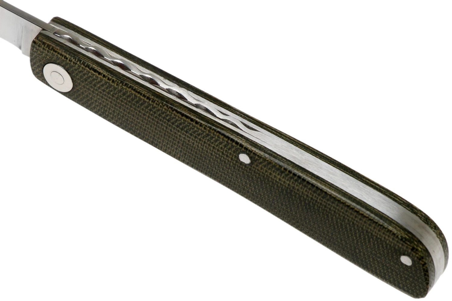 Ohta OLF SS FK Ohta Light Folder Couteau De Poche, Green Canvas Micarta 9 Ohta OLF SS FK Ohta Light Folder Couteau De Poche, Green Canvas Micarta – Image 7