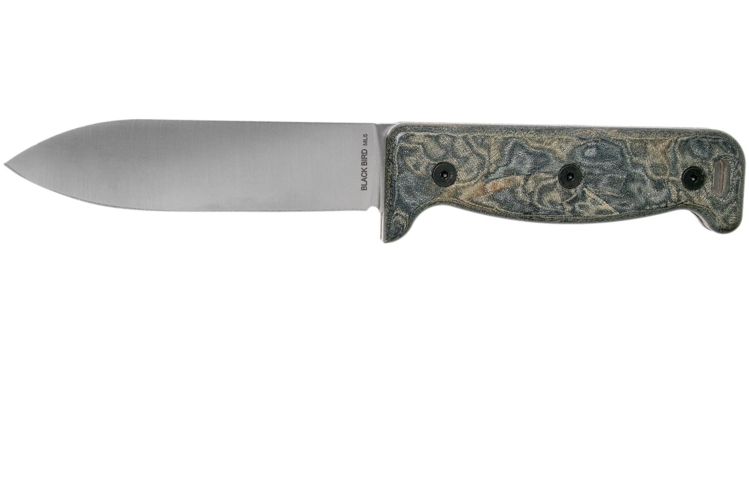 Ontario Black Bird ML5 Micarta 7502 Couteau De Survie, Paul Scheiter Design 3 Ontario Black Bird ML5 Micarta 7502 Couteau De Survie, Paul Scheiter Design