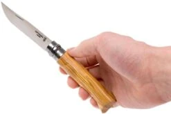 Opinel Couteau De Poche No. 8 Gamme De Luxe, Inox, Olivier -Vic Boutique OP002023 07 opinel op002023 07