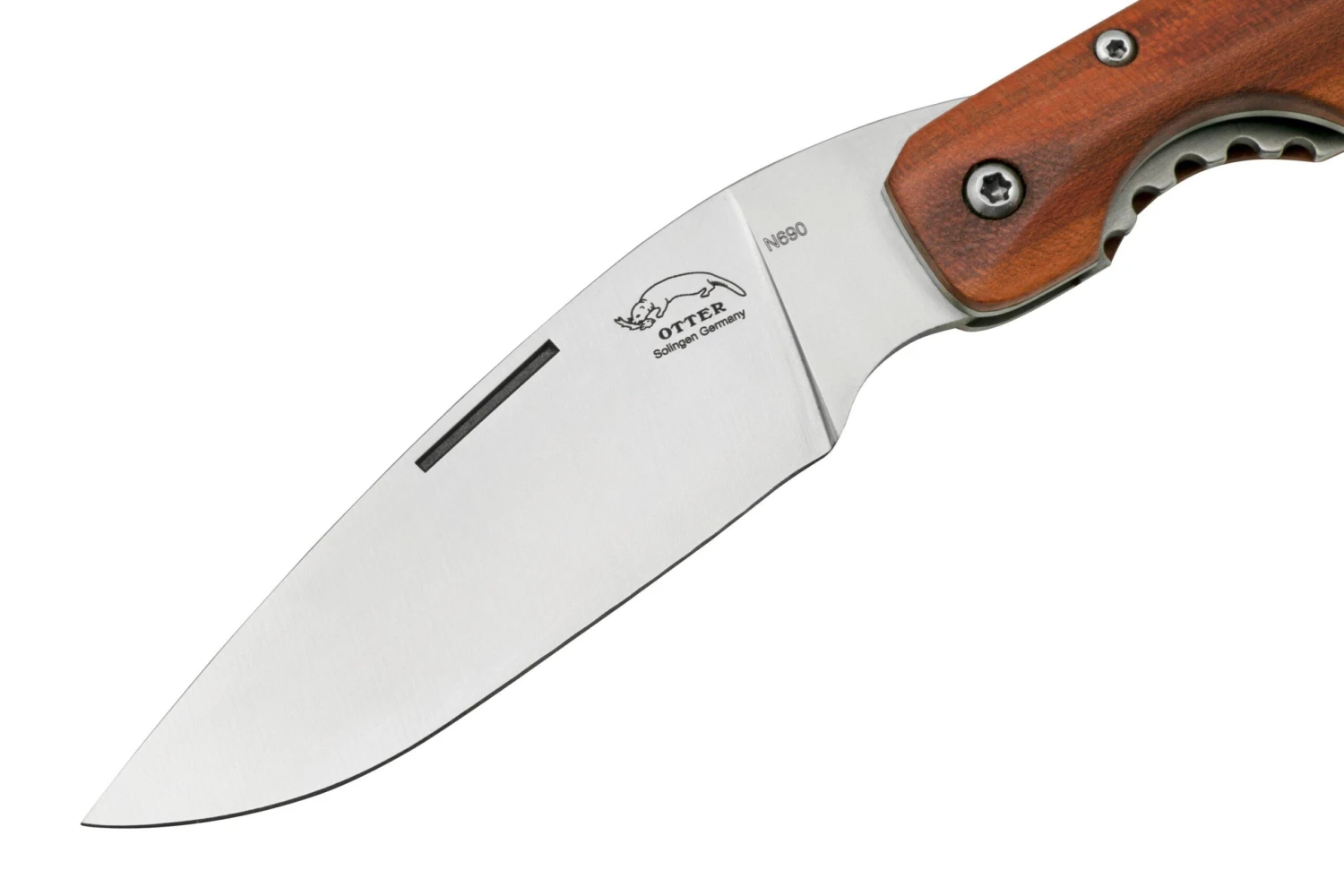 Otter Beluga 153-3 PB Böhler N690 Plum Wood, Couteau De Poche 5 Otter Beluga 153-3 PB Böhler N690 Plum Wood, Couteau De Poche – Image 3