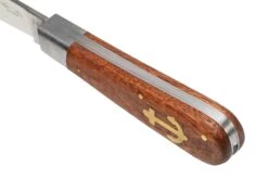 Otter Anchor Knife 173 R Large Stainless, Sapeli, Brass Anchor, Couteau De Poche -Vic Boutique OR173R 07 otter