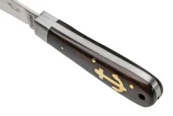 Otter Anchor Knife 174 M.L. Small Carbon, Grenadilla, Brass Anchor, Couteau De Poche -Vic Boutique OR174ML 07 otter
