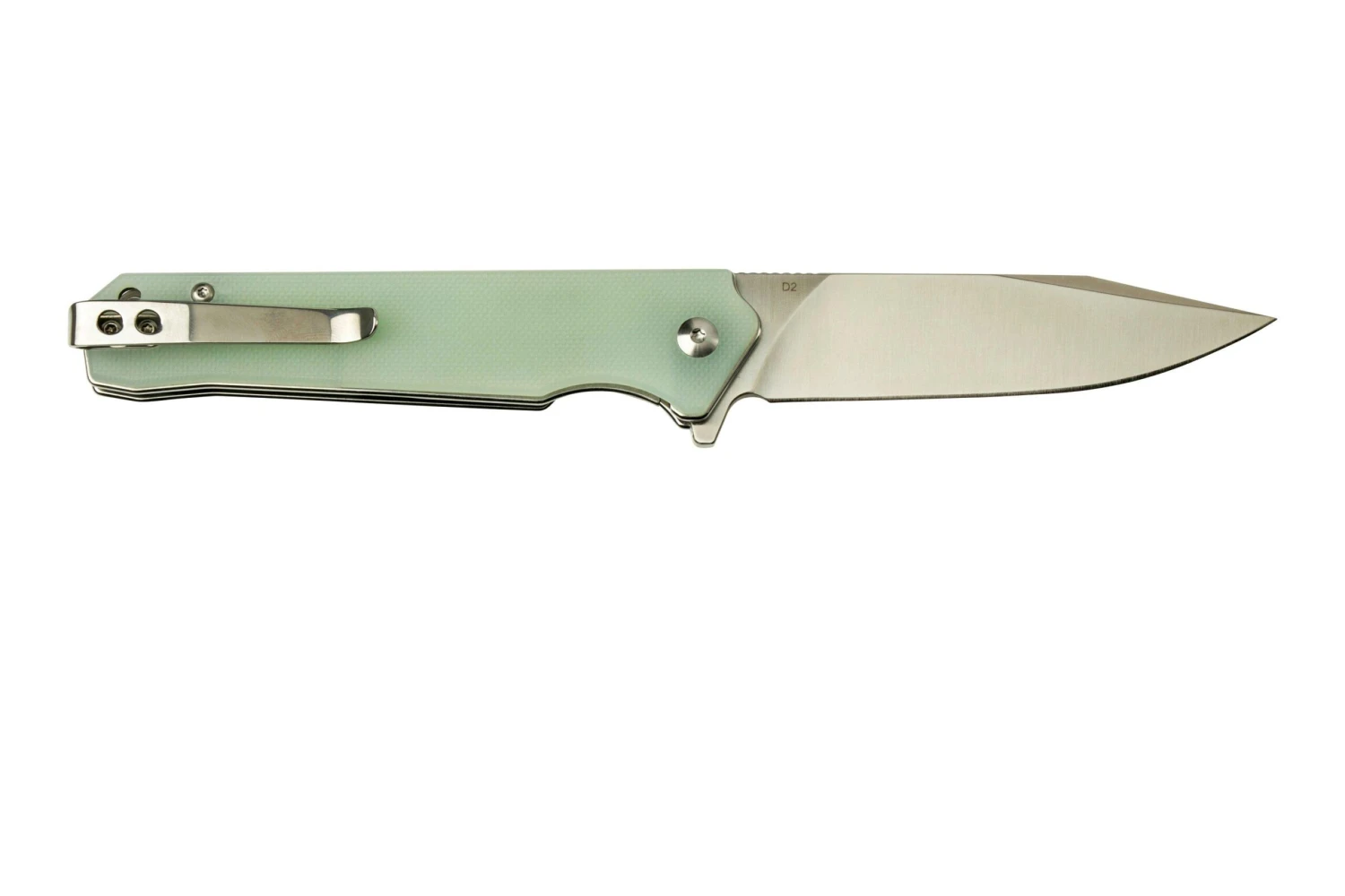 QSP Knife Mamba V2 QS111-J1, Satin, Jade G10, Couteau De Poche 4 QSP Knife Mamba V2 QS111-J1, Satin, Jade G10, Couteau De Poche – Image 2