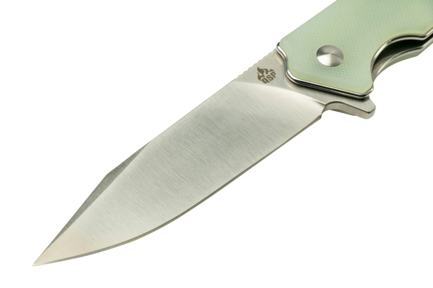 QSP Knife Mamba V2 QS111-J1, Satin, Jade G10, Couteau De Poche 5 QSP Knife Mamba V2 QS111-J1, Satin, Jade G10, Couteau De Poche – Image 3