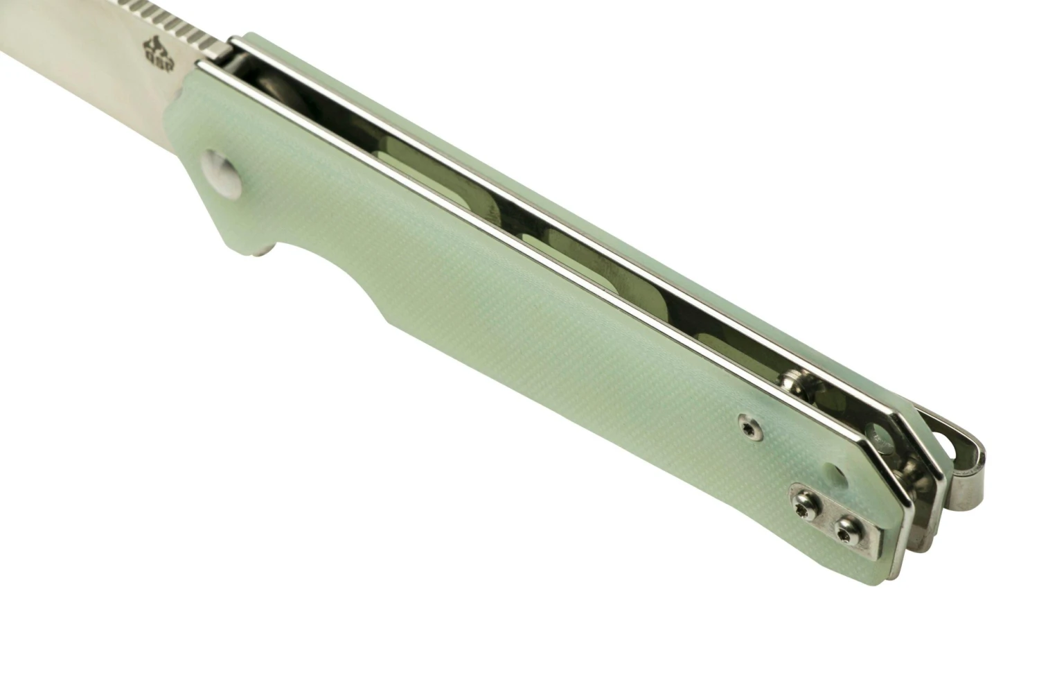 QSP Knife Mamba V2 QS111-J1, Satin, Jade G10, Couteau De Poche 7 QSP Knife Mamba V2 QS111-J1, Satin, Jade G10, Couteau De Poche – Image 5