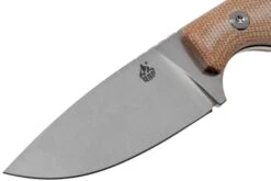 QSP Knife Workaholic QS124-A SK03 Brown Micarta Couteau Fixe -Vic Boutique QS124 A 03 qsp