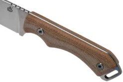 QSP Knife Workaholic QS124-A SK03 Brown Micarta Couteau Fixe -Vic Boutique QS124 A 05 qsp
