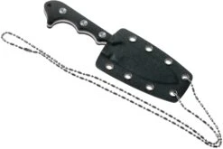 QSP Knife Neckmuk QS125-A Black G10 Couteau De Cou -Vic Boutique QS125 A 05 qsp