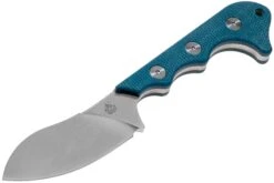 QSP Knife Neckmuk QS125-D Blue Micarta Couteau De Cou -Vic Boutique QS125 D 03 qsp