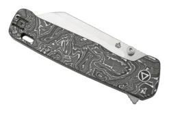 QSP Knife Penguin XL QS130XL-D1, Satin 20CV, Aluminum Foil Carbonfiber, Couteau De Poche -Vic Boutique QS130XL D1 06 qsp