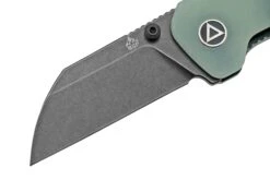 QSP Knife Penguin Mini QS130XS-F2, Blackwashed 14C28N, Natural G10, Couteau De Poche -Vic Boutique QS130XS F2 03 qsp