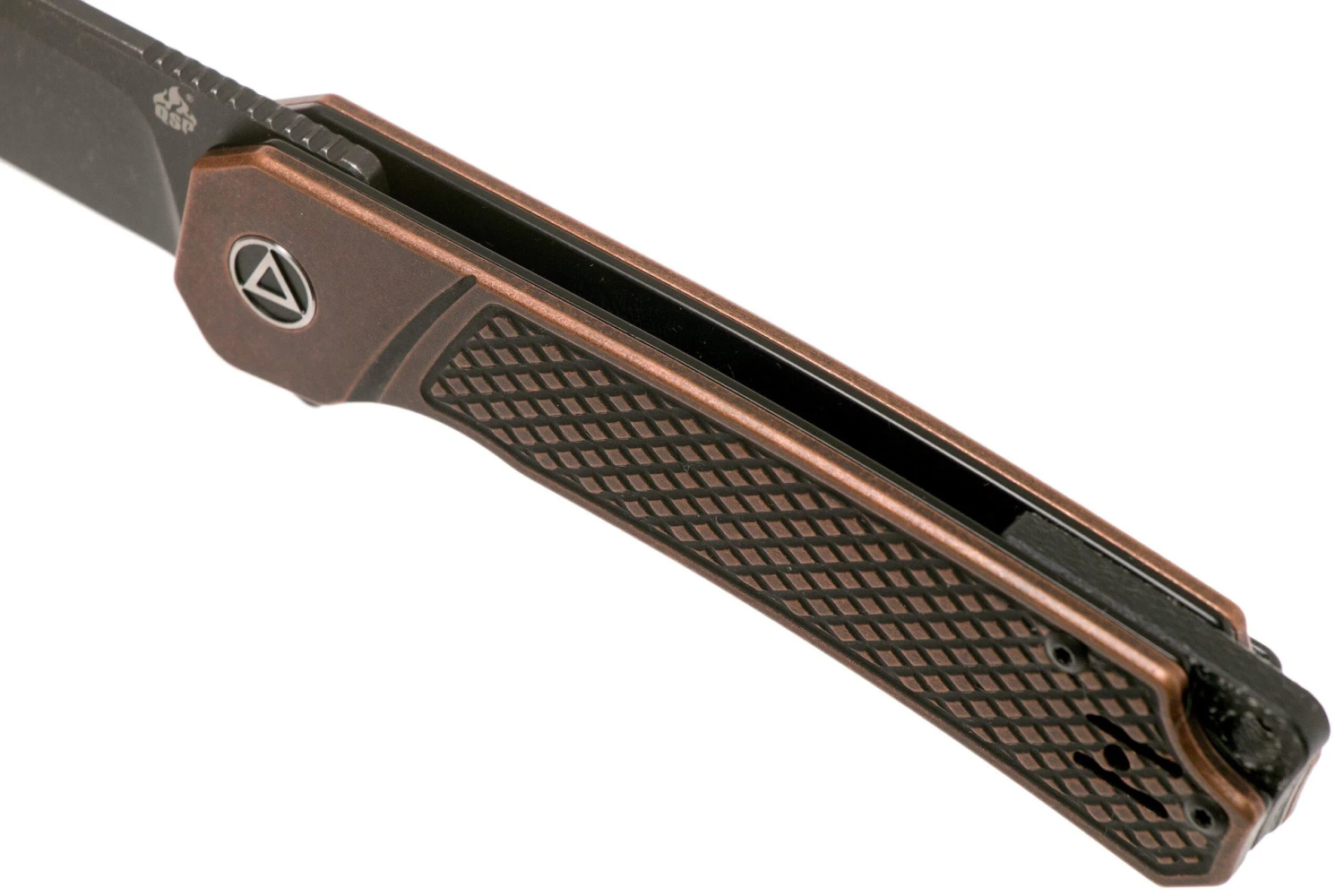 QSP Knife Osprey QS139-E2 Textured Copper, Blackwashed, Couteau De Poche 9 QSP Knife Osprey QS139-E2 Textured Copper, Blackwashed, Couteau De Poche – Image 7