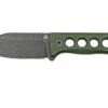 QSP Knife Canary QS141-C2 Blackwashed, Black Green G10, Couteau De Cou -Vic Boutique QS141 C2 01 qsp