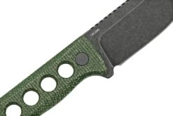 QSP Knife Canary QS141-C2 Blackwashed, Black Green G10, Couteau De Cou -Vic Boutique QS141 C2 05 qsp