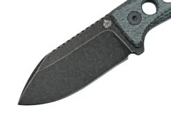 QSP Knife Canary QS141-D2 Blackwashed, Denim Micarta, Couteau De Cou -Vic Boutique QS141 D2 03 qsp