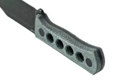 QSP Knife Canary QS141-D2 Blackwashed, Denim Micarta, Couteau De Cou -Vic Boutique QS141 D2 04 qsp