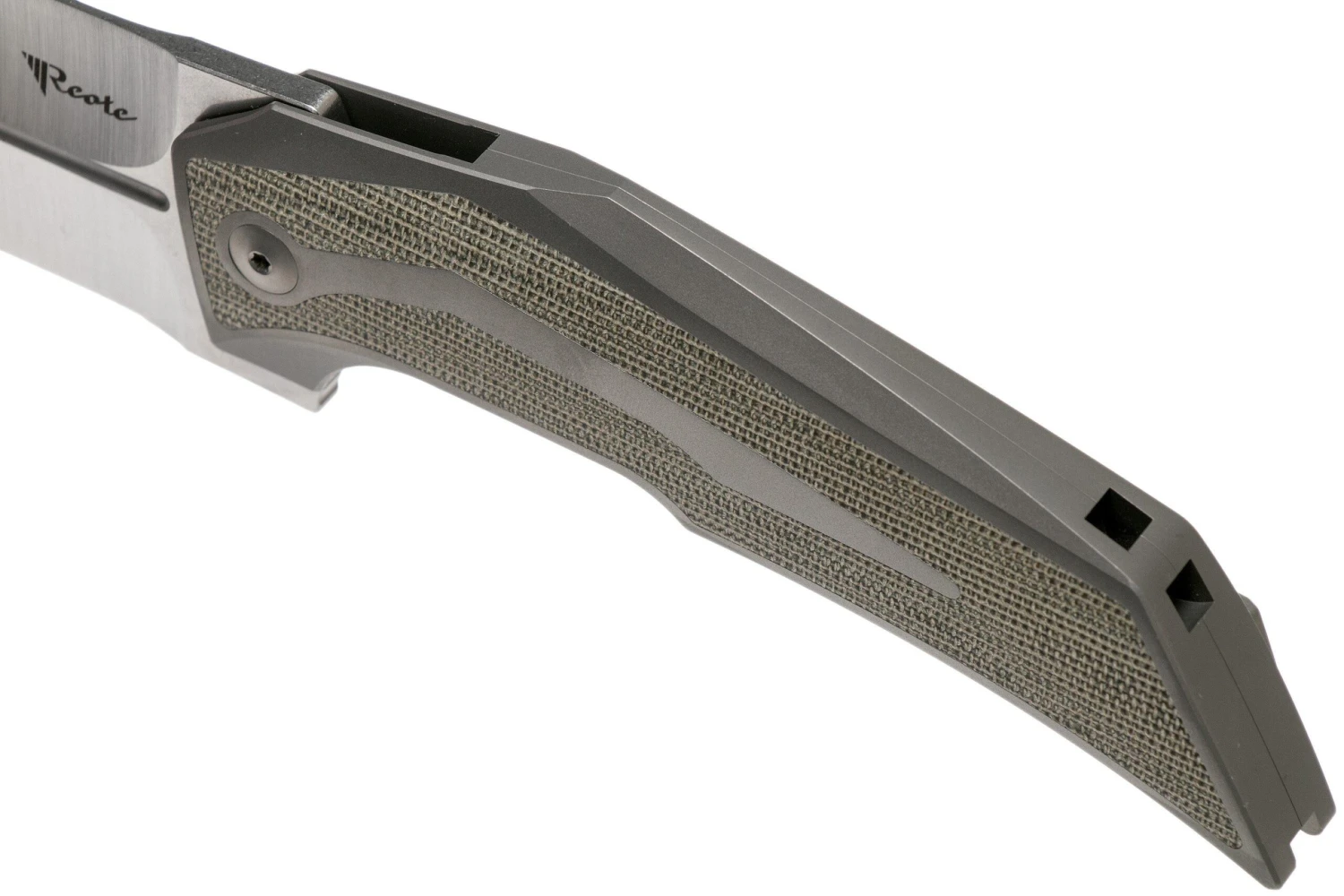 Reate T4000 Green Micarta Couteau De Poche, Tashi Bharucha Design 9 Reate T4000 Green Micarta Couteau De Poche, Tashi Bharucha Design – Image 7