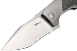 Reate T3000 Marble Carbon Fiber, Grey Hardware Couteau De Poche, Tashi Bharucha Design 11 Reate T3000 Marble Carbon Fiber, Grey Hardware Couteau De Poche, Tashi Bharucha Design -Vic Boutique RTT3000 CF G 03 reate