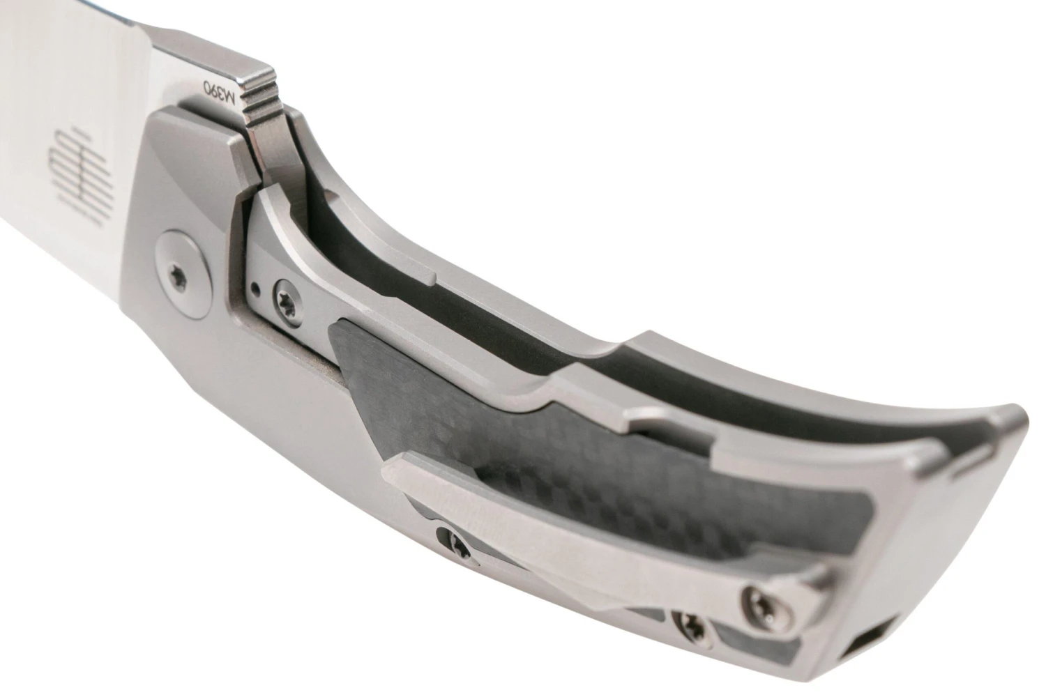 Reate T3000 Marble Carbon Fiber, Grey Hardware Couteau De Poche, Tashi Bharucha Design 7 Reate T3000 Marble Carbon Fiber, Grey Hardware Couteau De Poche, Tashi Bharucha Design – Image 5