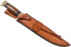 Rough Ryder Stacked Leather Bowie RR2006 Couteau Fixe -Vic Boutique RY2006 06 rough ryder