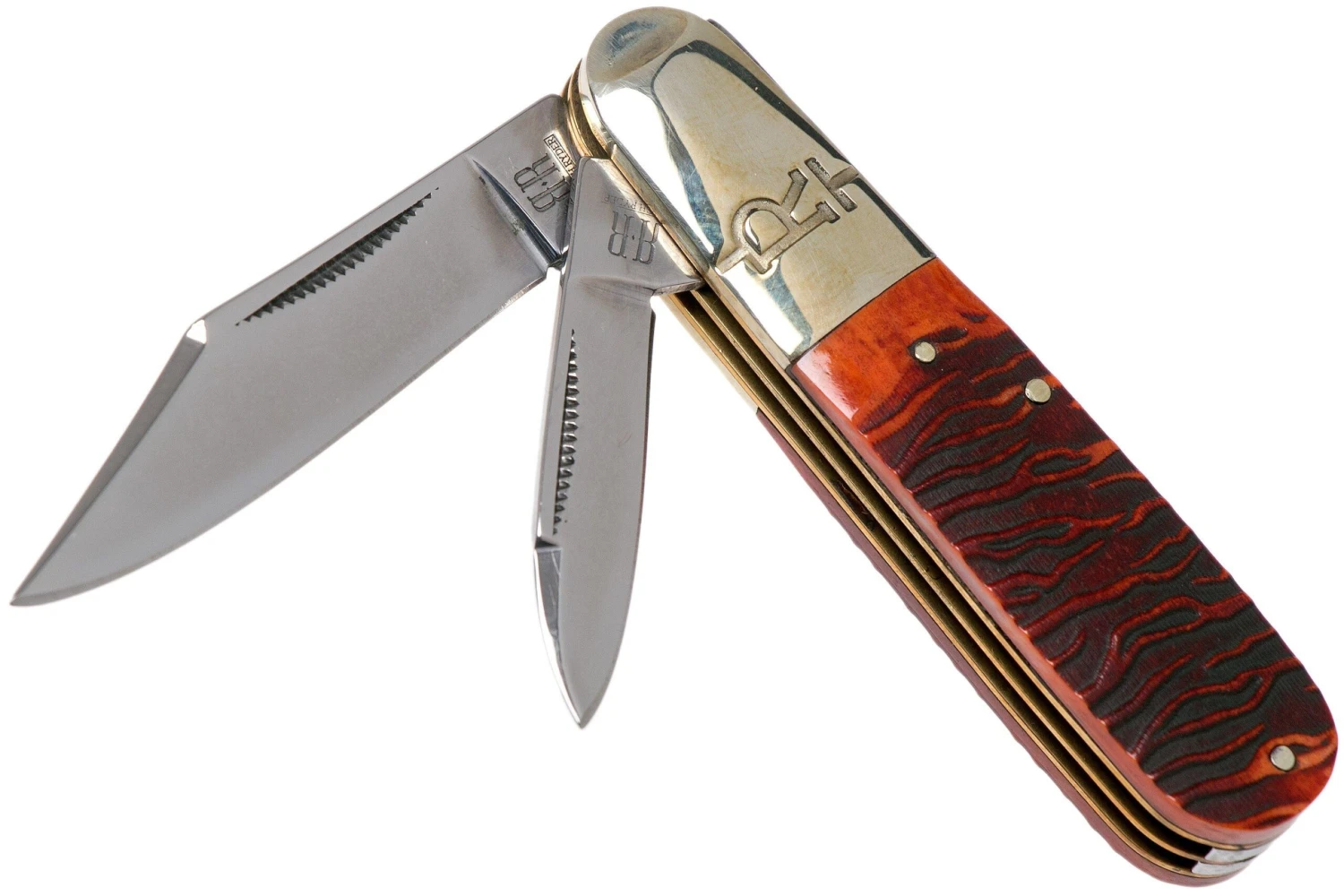 Rough Ryder Tiger Stripe Barlow RR2219 Couteau De Poche 3 Rough Ryder Tiger Stripe Barlow RR2219 Couteau De Poche