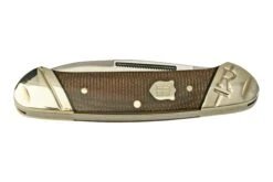 Rough Ryder Brown Burlap Canoe RR2331, Couteau De Poche -Vic Boutique RY2331 06 roughryder