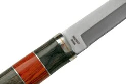 Rough Ryder Small Fixed Blade, Stacked Wood, RR2457 Couteau Fixe -Vic Boutique RY2457 05 roughryder