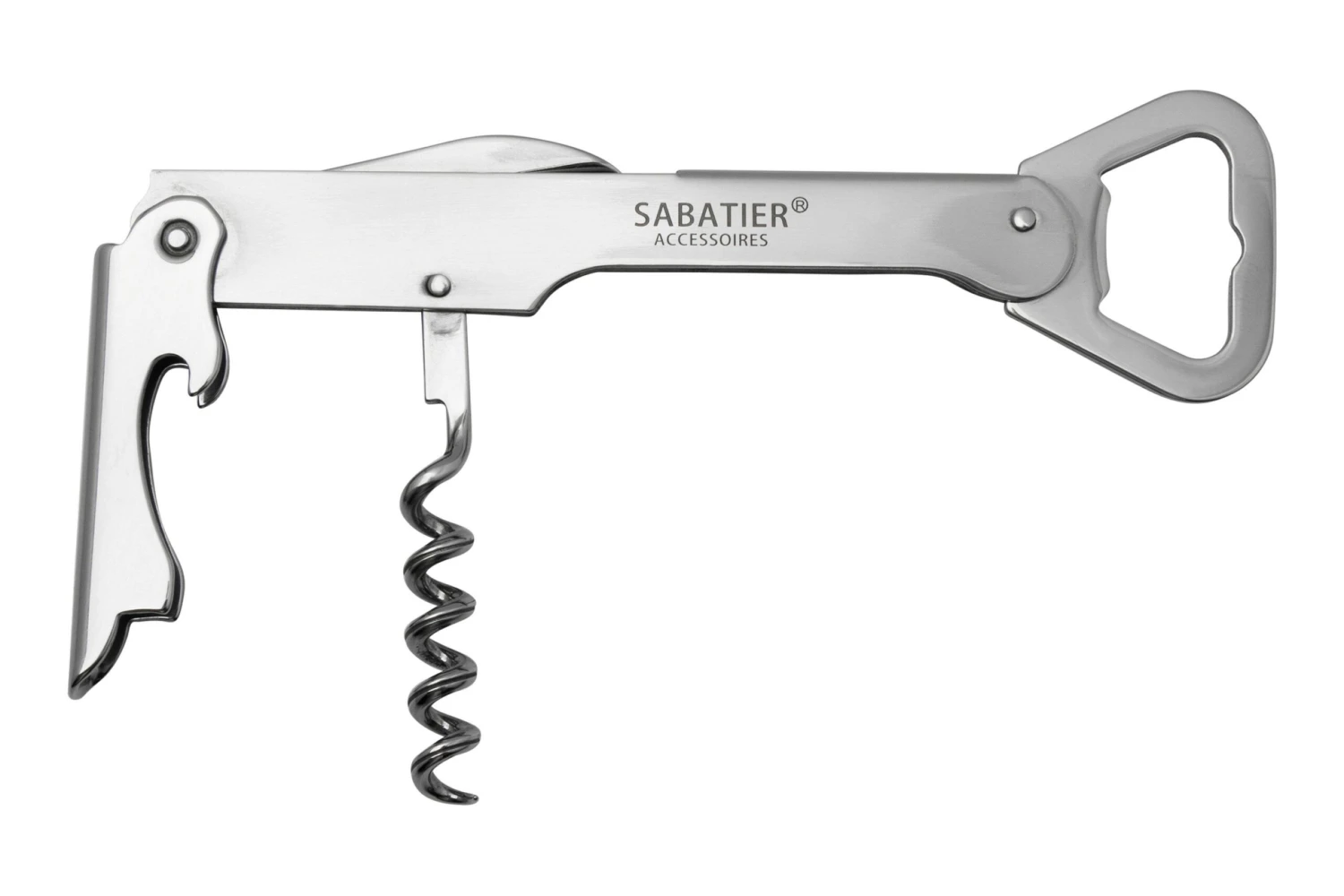 Lion Sabatier Corkscrew Nickel 018862 Décapsuleur Avec Tire-bouchon 5 Lion Sabatier Corkscrew Nickel 018862 Décapsuleur Avec Tire-bouchon – Image 3
