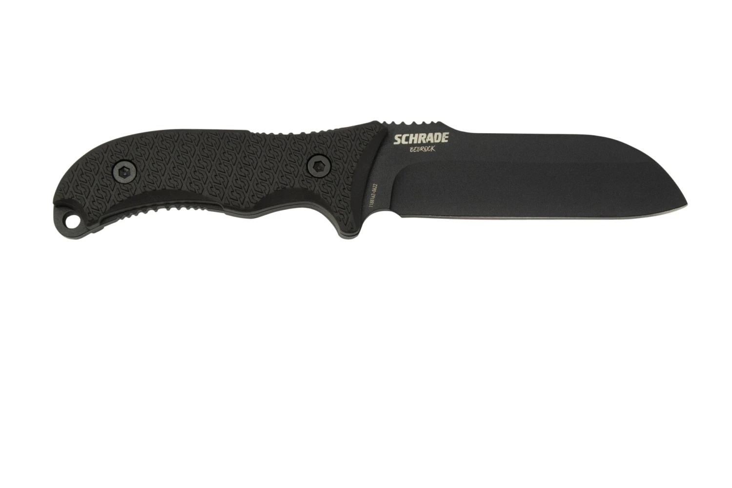 Schrade Bedrock Sheepsfoot, 1182514, Couteau Fixe Noir 4 Schrade Bedrock Sheepsfoot, 1182514, Couteau Fixe Noir – Image 2