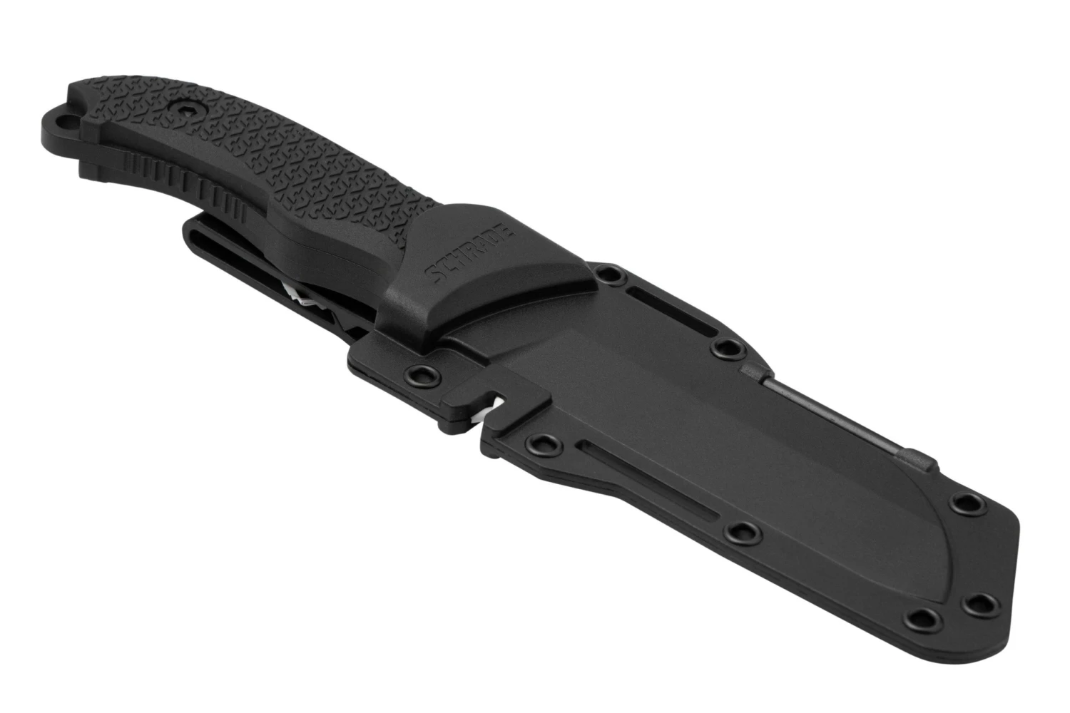 Schrade Bedrock Sheepsfoot, 1182514, Couteau Fixe Noir 8 Schrade Bedrock Sheepsfoot, 1182514, Couteau Fixe Noir – Image 6