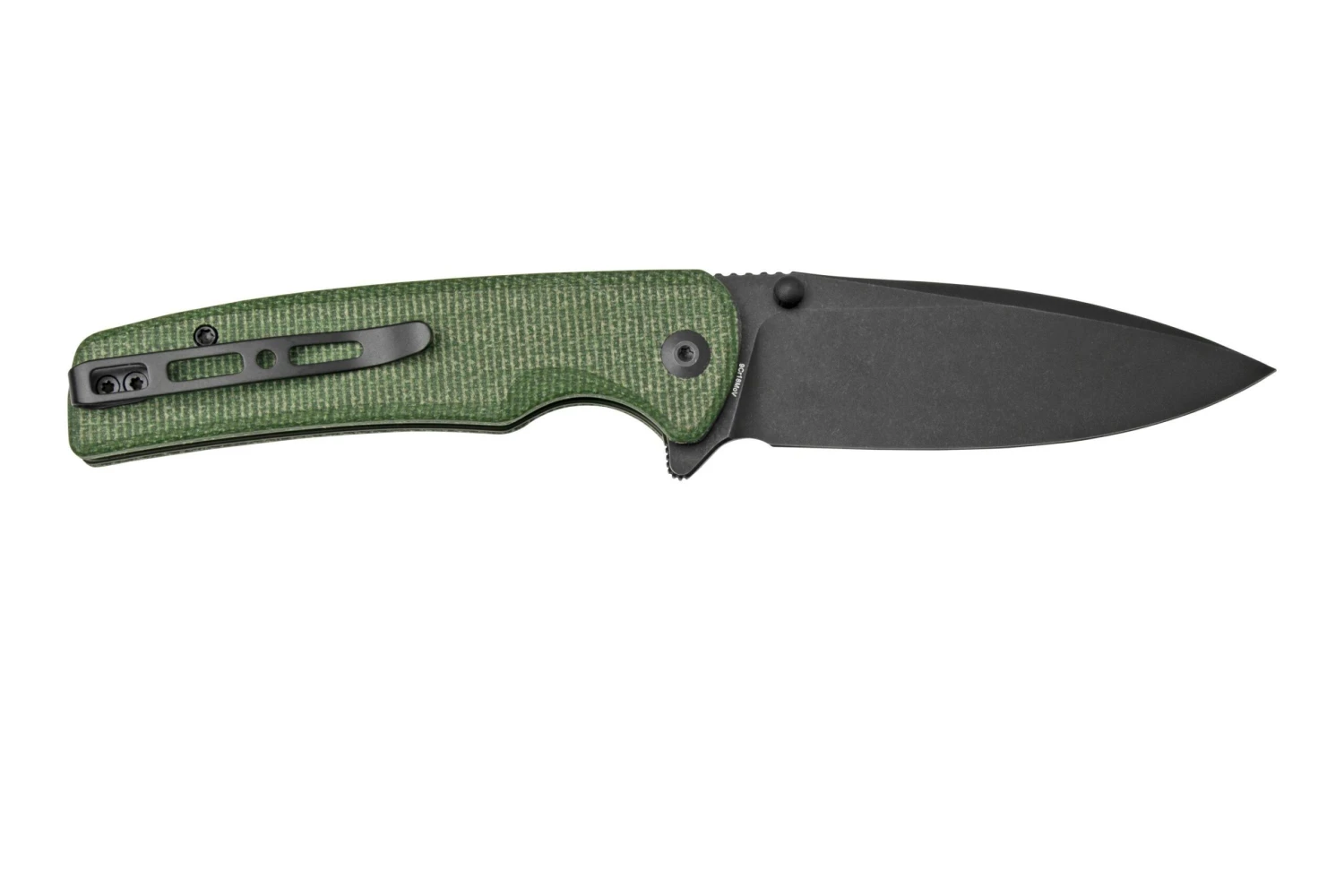 SENCUT Sachse S21007-2 Green Micarta, Couteau De Poche 4 SENCUT Sachse S21007-2 Green Micarta, Couteau De Poche – Image 2
