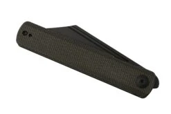 SENCUT Bronte SA08F Black Stonewashed, Dark Green Micarta, Couteau De Poche 13 SENCUT Bronte SA08F Black Stonewashed, Dark Green Micarta, Couteau De Poche -Vic Boutique SESA08F 06 sencut