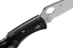 Spyderco Endura 4 Thin Red Line C10FPSBKRD Couteau De Poche Partiellement Dentelé -Vic Boutique SPC10FPSBKRD 06 spyderco