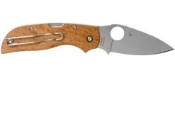 Spyderco Chaparral Birdseye Maple Wood C152WDP Couteau De Poche -Vic Boutique SPC152WDP 02 spyderco