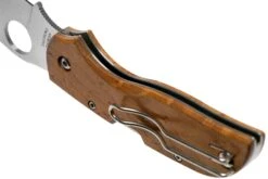 Spyderco Chaparral Birdseye Maple Wood C152WDP Couteau De Poche -Vic Boutique SPC152WDP 05 spyderco