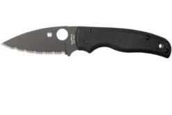 Spyderco Shaman C229GSBK Serrated Couteau De Poche, Sal Glesser Design