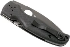 Spyderco Shaman C229GSBK Serrated Couteau De Poche, Sal Glesser Design -Vic Boutique SPC229GSBK 04 spyderco spc229gsbk 04